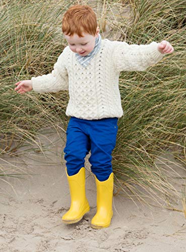 Carraig Donn Childs Irish Merino Wool Crew Cut Sweater2