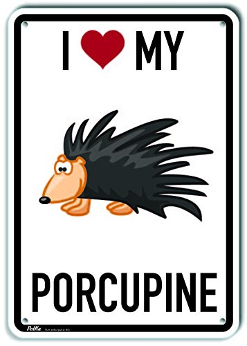 Panneau porcupine plastique dessin animé plaque porc-épic murale