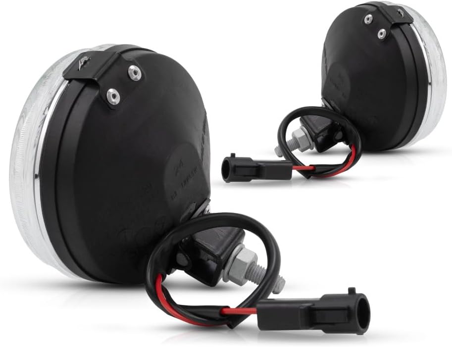 Carlights360 For Ford Ranger 1993 94 95 96 1997 Fog Lights Driver and Passenger Side | Pair | With Bulb(s) | Replacement For FO2592110 | F67Z15200AA