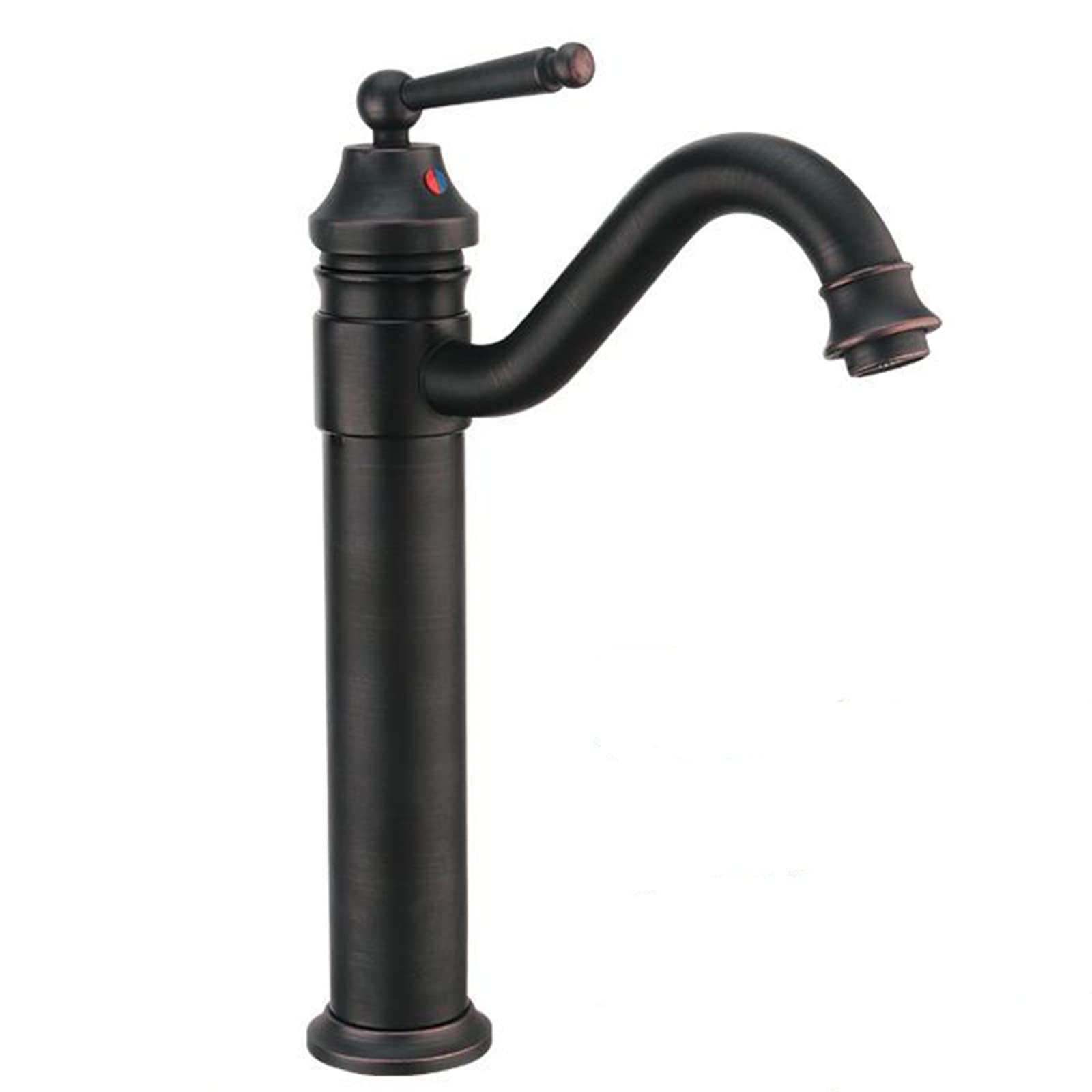 Robinet évier salle de bain mitigeur rétro laiton bronze noir eau chaude froide
