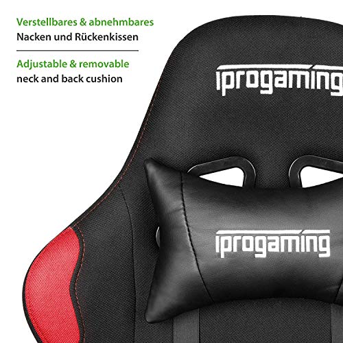 IProtect Sedia da Gioco Gaming Chair - Sedia da