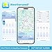 Sainlogic Smart WiFi Weather Stations Wireless Indoor Outdoor SA6 Plus,24/7 AI Weather Forecast by Weatherseed®,APP Alert,Weather Station with Rain Gauge and Wind Speed,2-Year Data Storage（Only 2.4G）