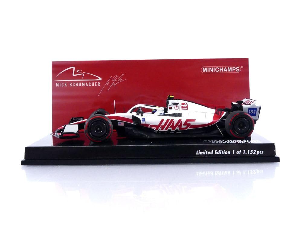 ミニチャンプス1/43 ハース VF-22 シューマッハ2022イギリス初入賞 ミニチャンプス 1/43 ハース F1チーム VF-22 2022 F1