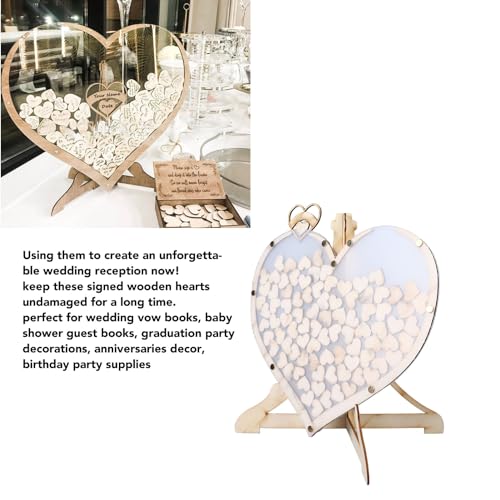 Signes de mariage et livre d'or en bois pour réception chic