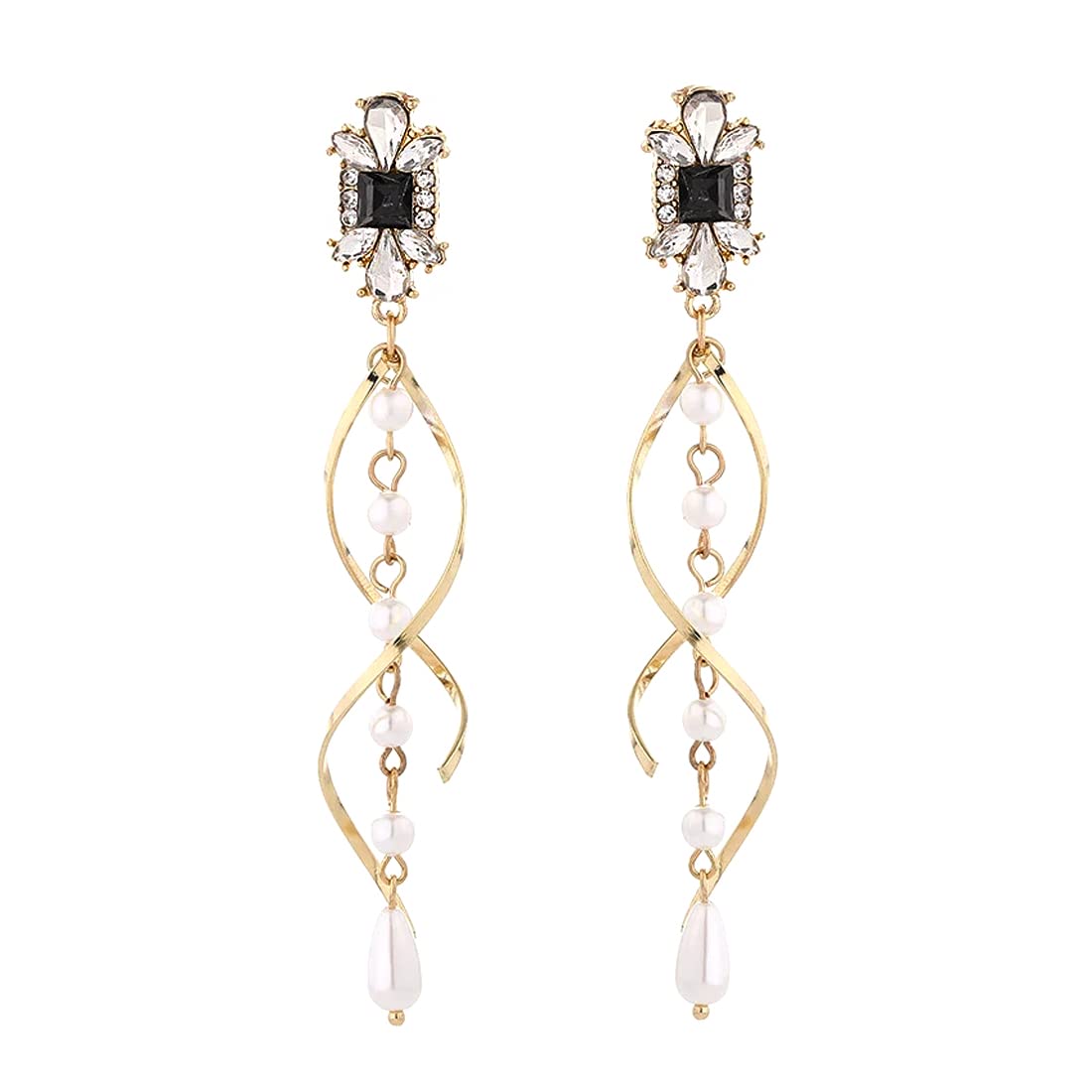 See full amazon price history chart for Yellow Chimes Earrings For Women Gold Toned Pearl Beaded Twisted Spiraled Long Dangler Earrings For Women and Girls Yellow Chimes Earrings For Women Gold Toned Pearl Beaded Twisted Spiraled Long Dangler Earrings For Women and Girls (B0B8DDNSQT) Amazon Price History, Amazon Price Tracker