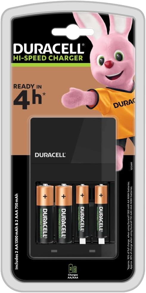 Duracell , 4 hour battery charger