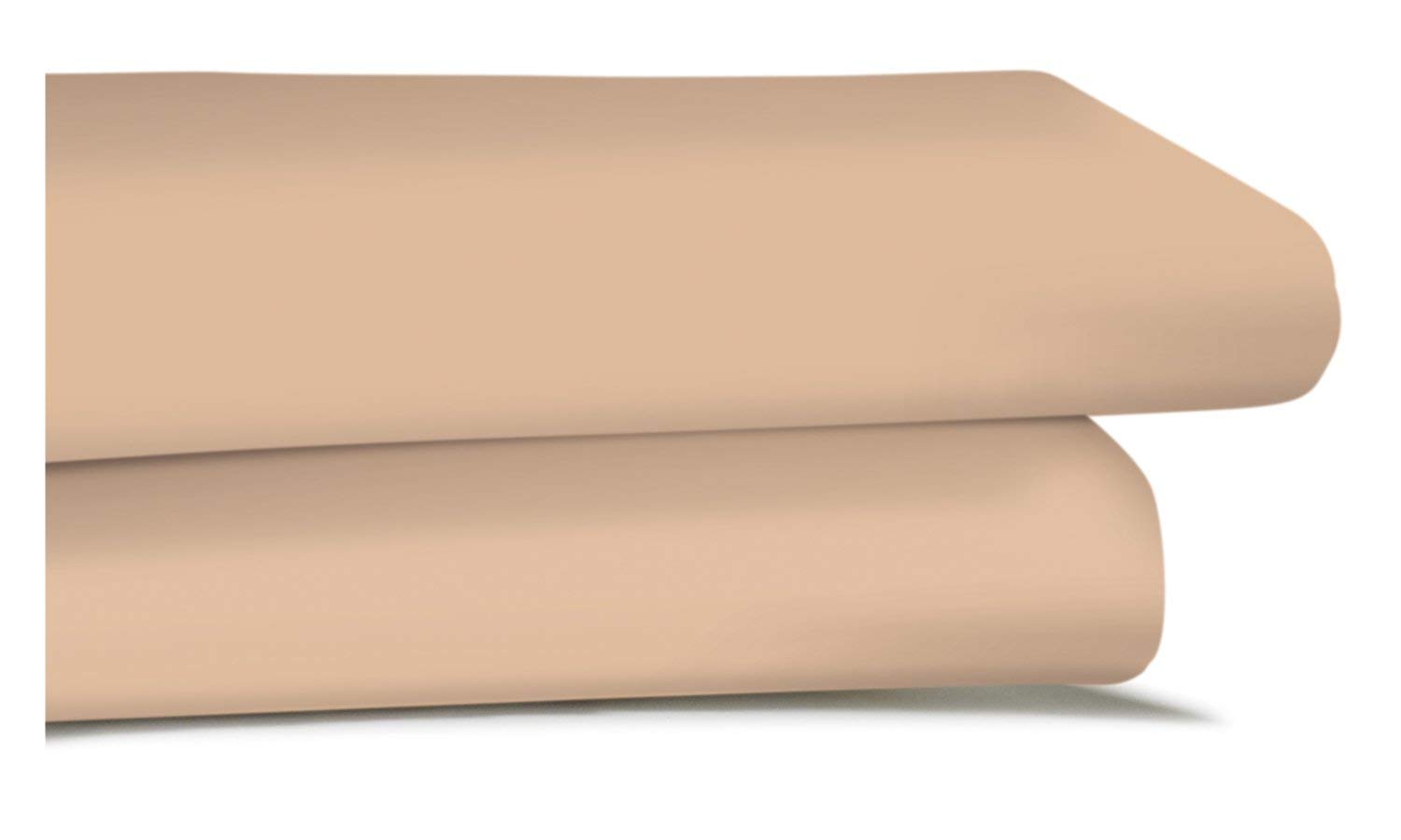 Drap-housse Irisette 0008/50 Jupiter abricot en taille 100 x 200 cm pour lit simple