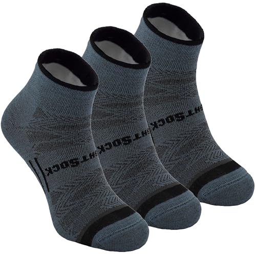 Chaussettes de course Wrightsock CoolMesh II Gris L pour homme et femme