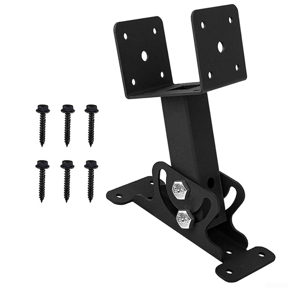 Kit de support de toit réglable pour pergola - Construction métallique avec réglage facile de l'angle