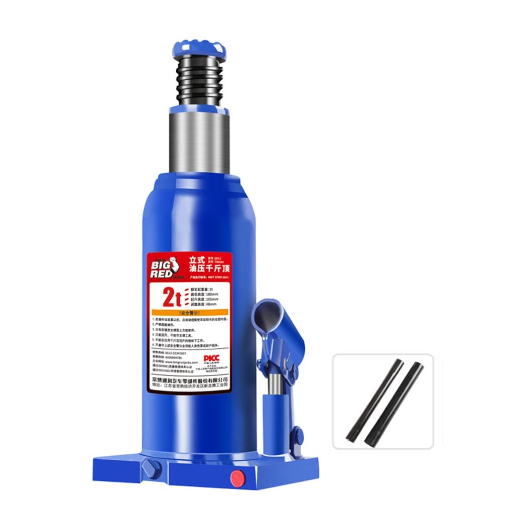 Gato hidráulico de Botella de 2T, 3T, 5T y 8T, Gato de estampación Vertical portátil, Herramienta de Gato hidráulico de Acero para Coche, Furgoneta, Barco o camión