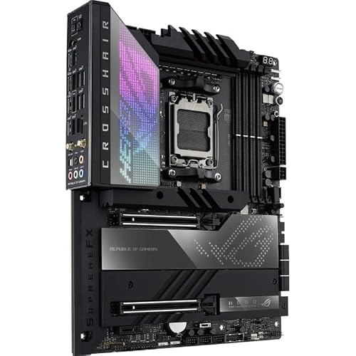 Asus Rog Crosshair X670E Hero (Wifi 6E) Socket Am5 (Lga 1718) Ryzen 7000 Gaming Motherboard(18+2 Power Stages, Pcie® 5.0, Ddr5,5Xm.2 Slots,Front-Panel Usb 3.2 Gen 2X2, Usb4®, Wi-Fi 6E) #TOP1
