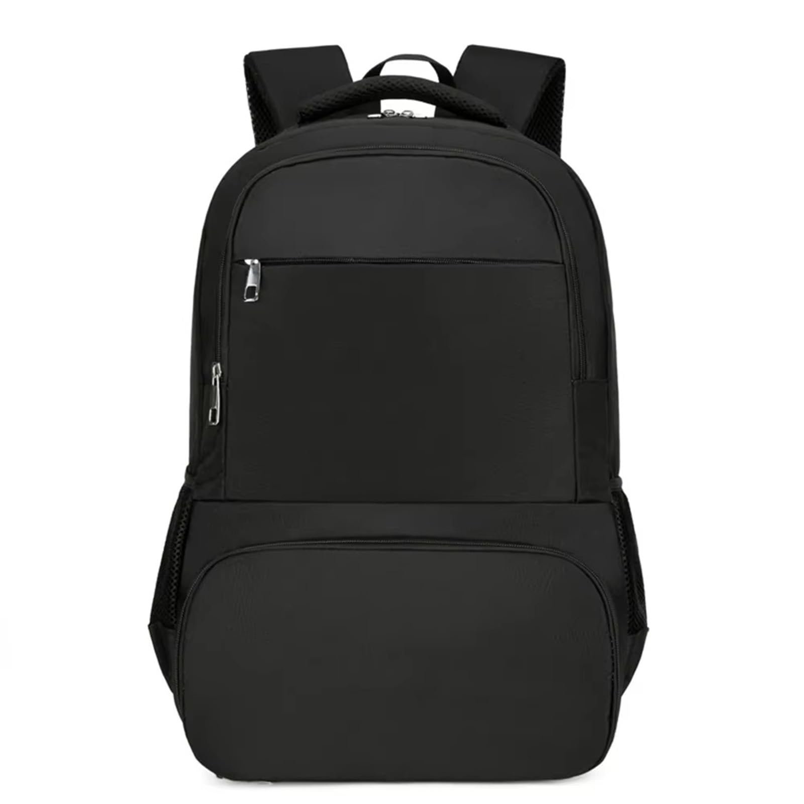 Zaino PC Portatile, Zaino da Viaggio con Borsa Termica Porta Pranzo con Porta USB, Laptop Zaino Lavoro Donna Uomo per Campeggio Viaggio - Nero
