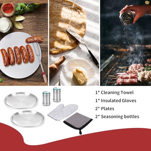 Image of Portable Camping Kitchen Utensil Set-27 Piece Cookware Kit, Stainless Steel Outdoor Cooking and Grilling Utensil Organizer Travel Set Perfect for Travel, Picnics, RVs, Camping, BBQs, Parties and More