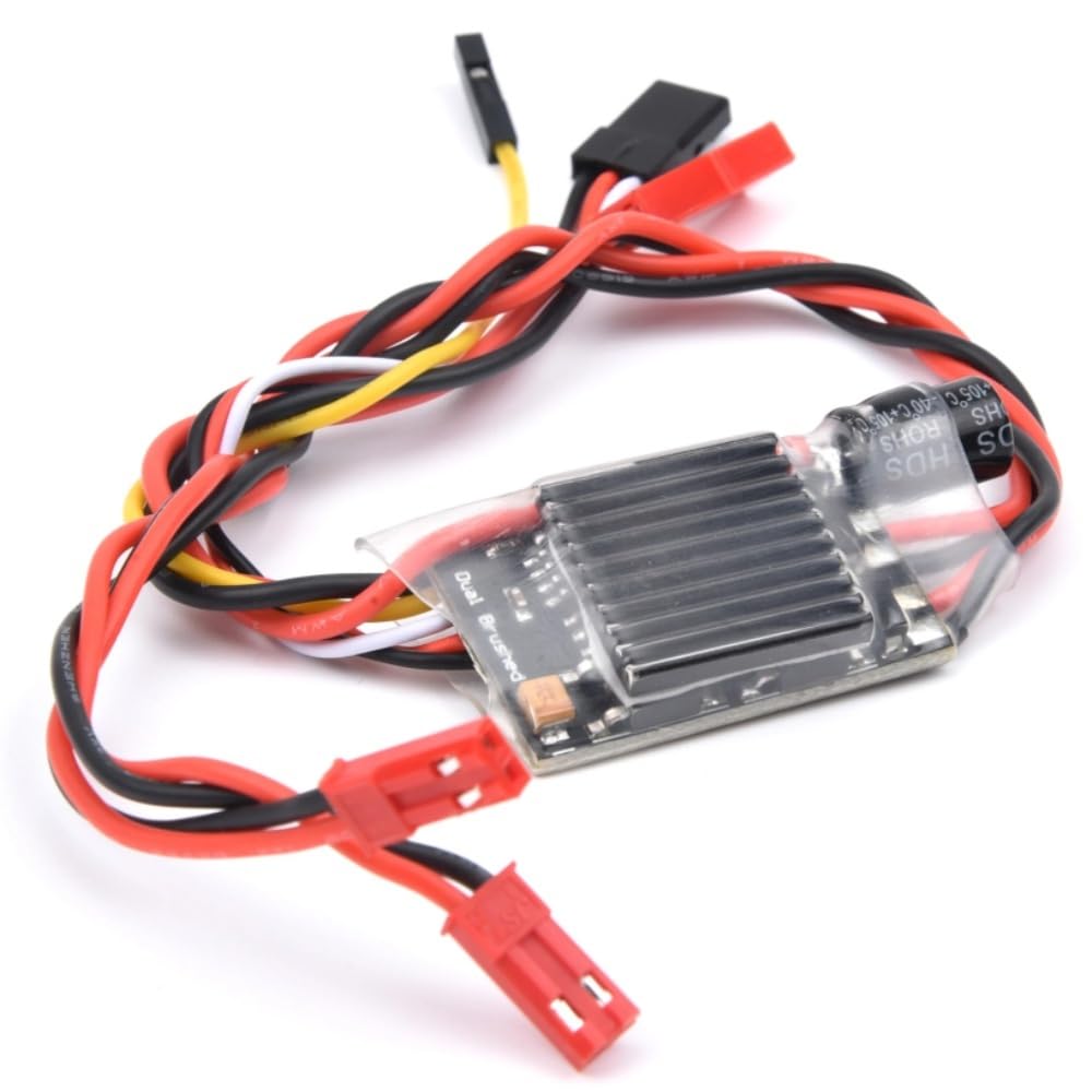 12Ax2 2-6S jednokierunkowy szczotkowany ESC elektryczny regulator prędkości Mix Control Fit For DIY różnica prędkości RC łódź samolot motorówka model