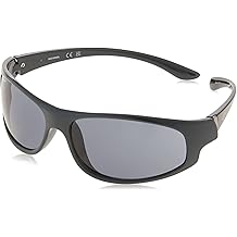 男士运动裹身太阳镜 &ndash; 蓝框骑行者太阳镜,带紫外线防护和保护套