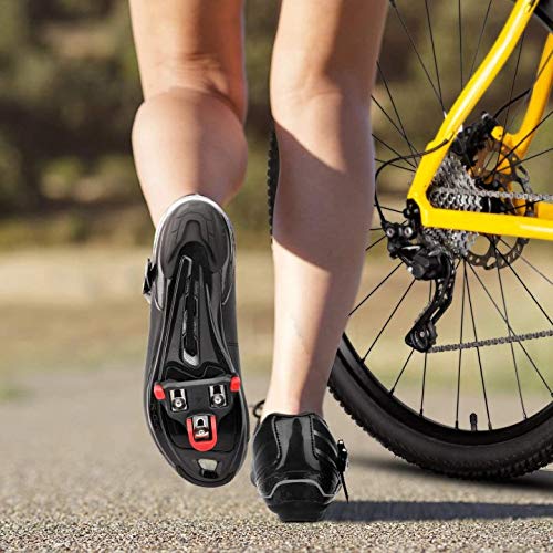 image for Lahien Bike Cleats for 6 Degree Float, Self-Locking Cycling Pedals Cle