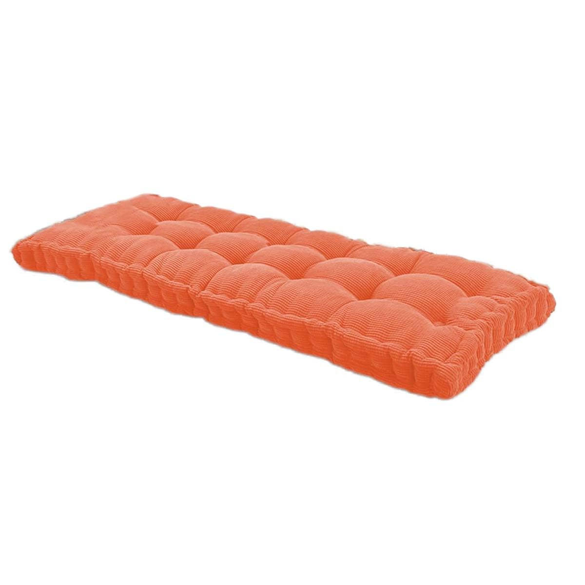 Cuscino di ricambio per dondolo da giardino, patio, esterni, in velluto di cotone spesso, per panche a 2/3/4 posti, 50 x 50 cm, blu, misto lino
