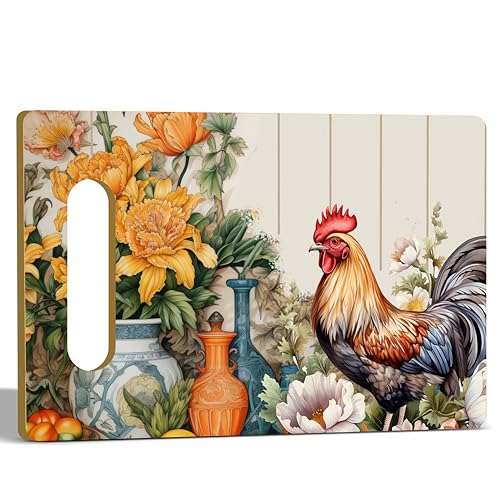Comparison: Best Cutting Board Chicken 8 Chicken Bamboo Cutting Boards, Housewarming Gifts Birthday Gifts for Friends, Kitchen Decor Bread Cutting Board -06