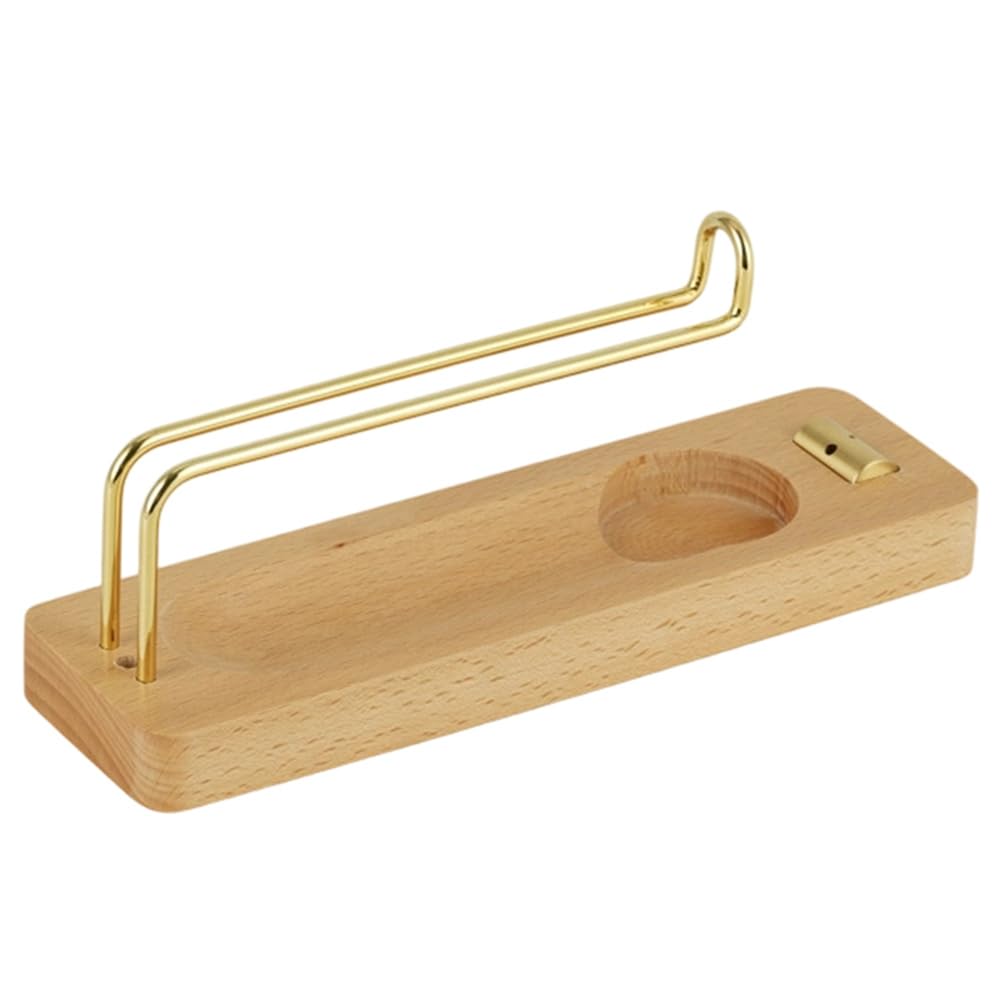 Vjsujehgy Indoor Aromatherapy Base, Sage Burning Stand, Burner Base Wooden Incense Holder, Burning Tray