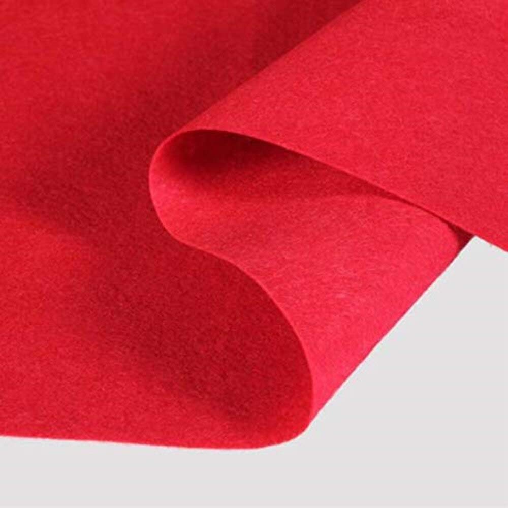 Chemin d'allée de mariage - Décoration d'extérieur pour fête - 60 x 300 cm - Rouge