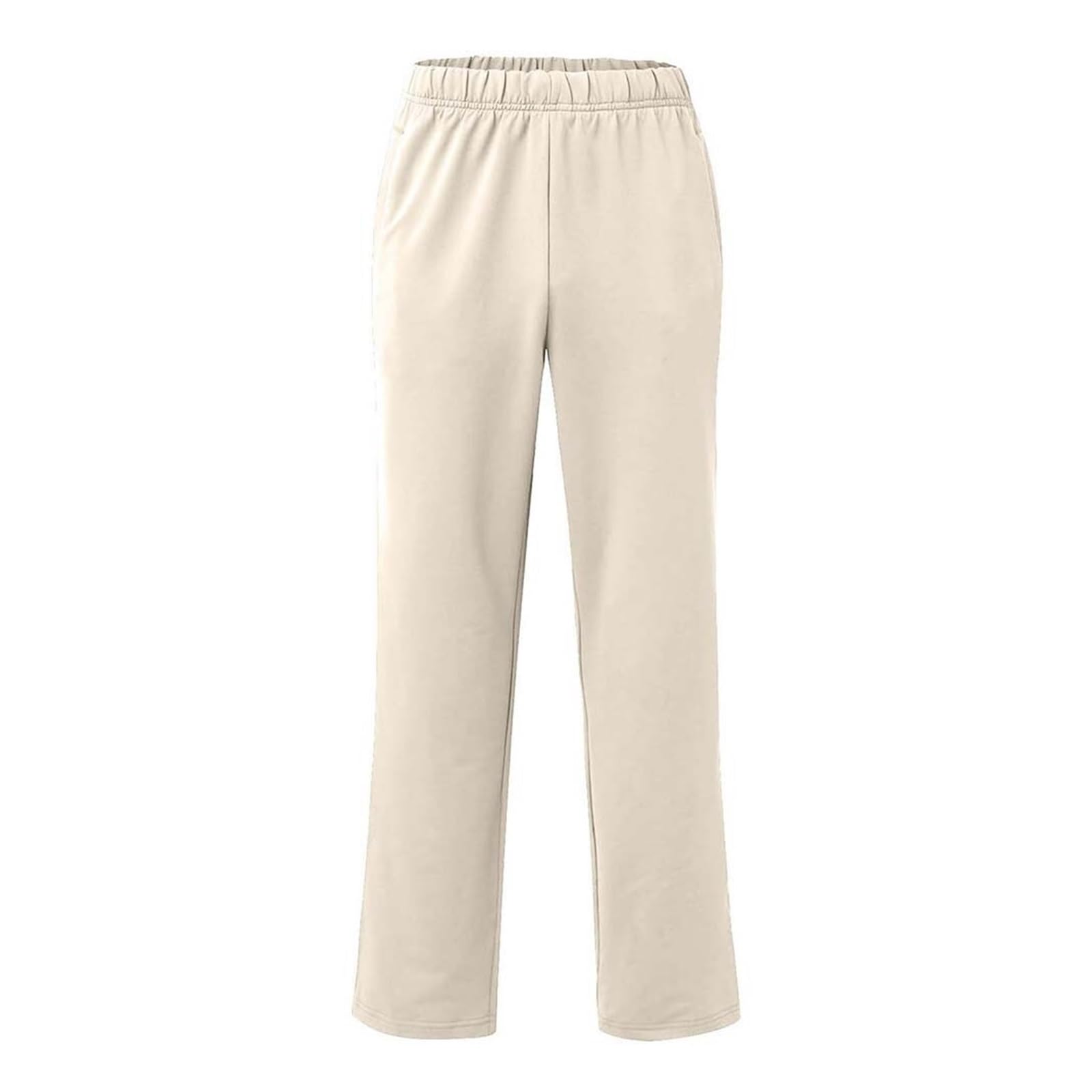 Pantalon De Jogging à Fermeture éclair Latérale For Hommes Pantalon De Sport De Rééducation Ample Pantalon Décontracté De Loisirs Latéral For Hommes Avec Poche Pantalons Pour Hommes(Light Brown,XL