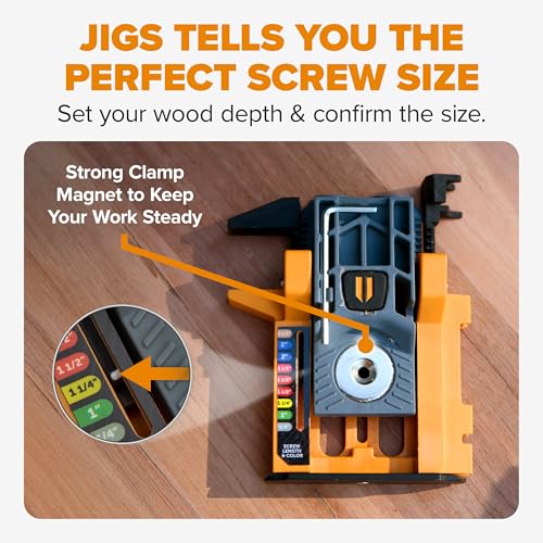 Image of BORA Mini Pocket Hole Jig Kit Auto-Adjusting Portable Pocket Hole System for Woodworking Best Drill Jig for Angled Holes with Screws Complete Pocket Screw Jig Tool Set