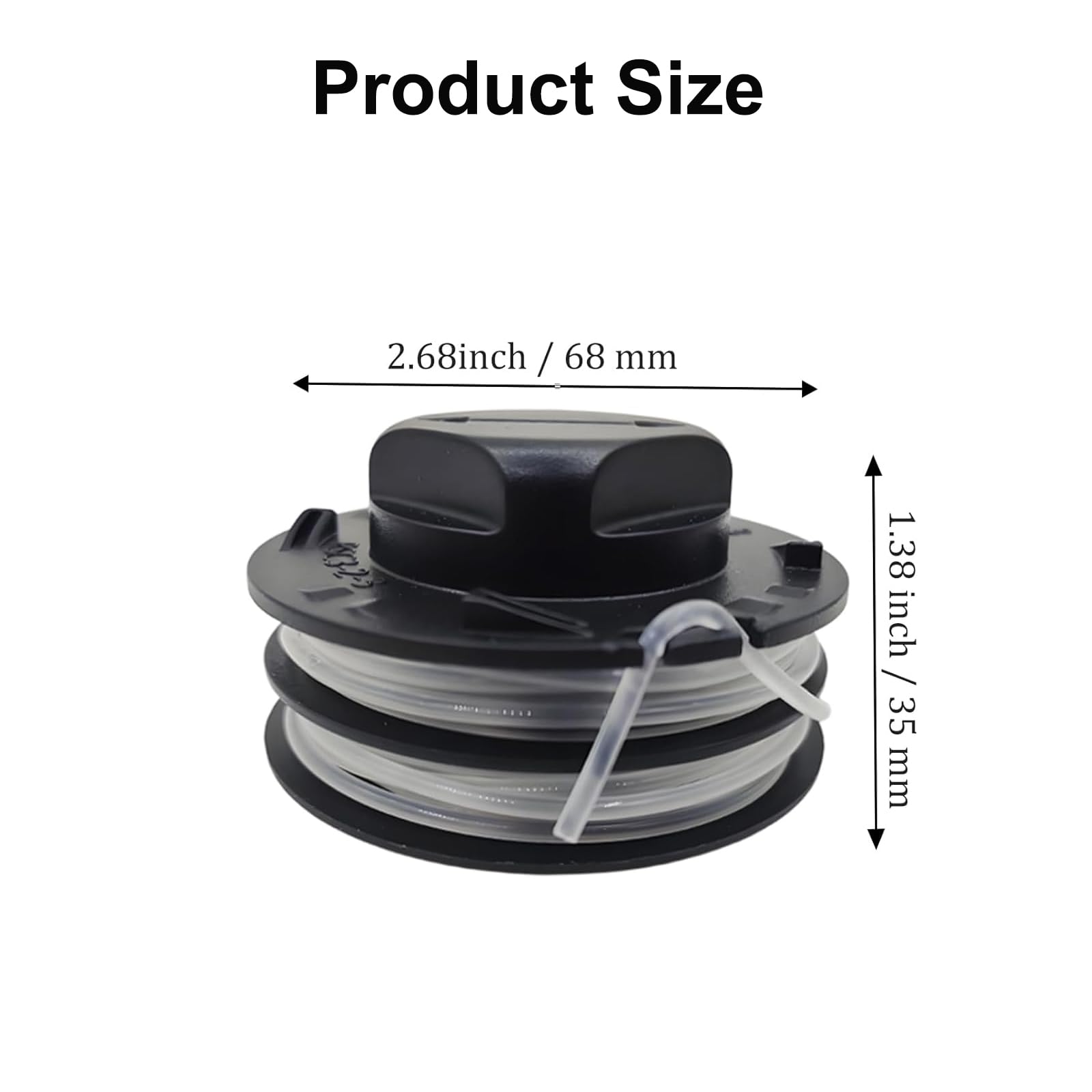 Testina di ricambio per decespugliatore Stihl FSA 57 FSA 56 FSA 50 FSE 52, compatibile con Stihl AutoCut C 3-2 4009 710 2106, testina di ricambio per decespugliatore serie da 5 pollici