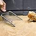 REPTI Zoo Reptile Sand Stainless Steel Fine Mesh Reptile Substrate Metal Sand Shovel Terrarium Substrate Long-Lasting Litter Cleaner Corner Scoop