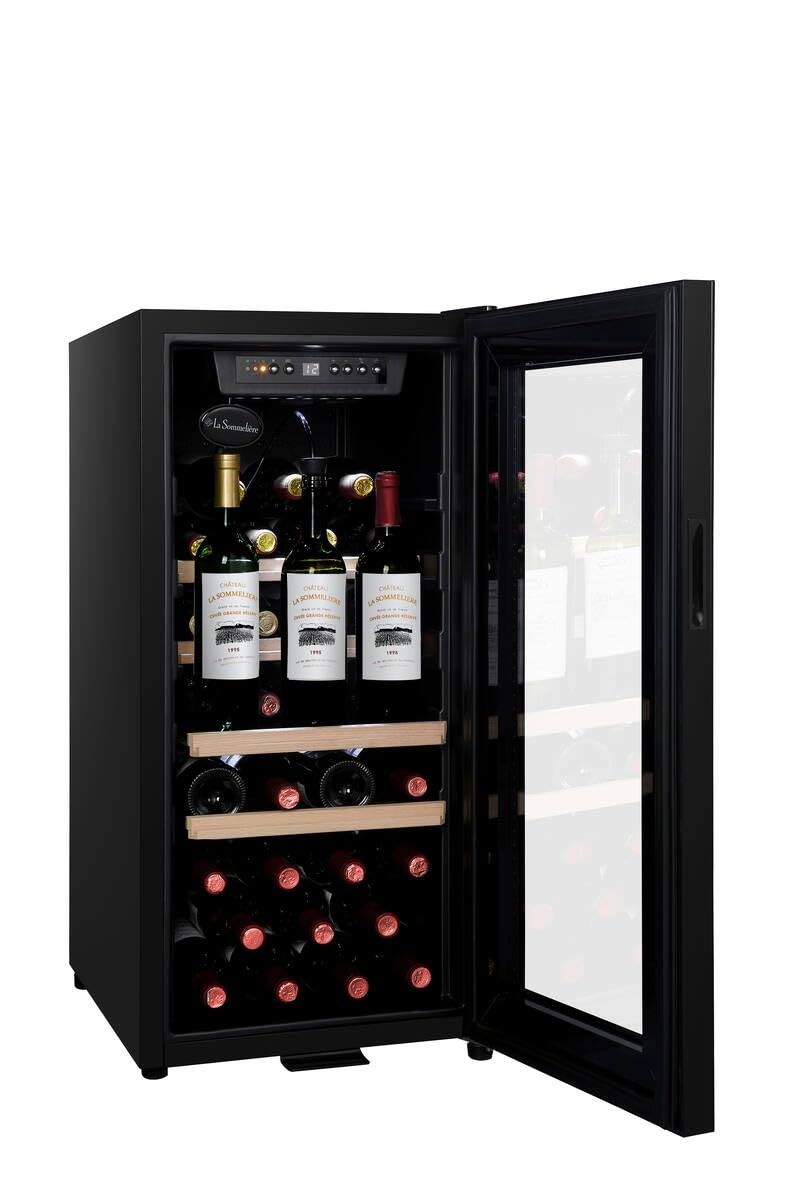 LA SOMMELIERE Cave de mise à température LS38BLACK 38 Bouteilles