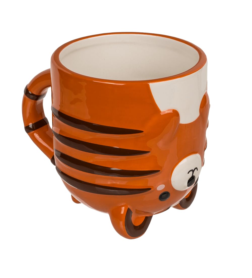 Tazza Mostro Capovolto Out Of The Blue: Maxi 500 Ml In Dolomite Arancione - 2