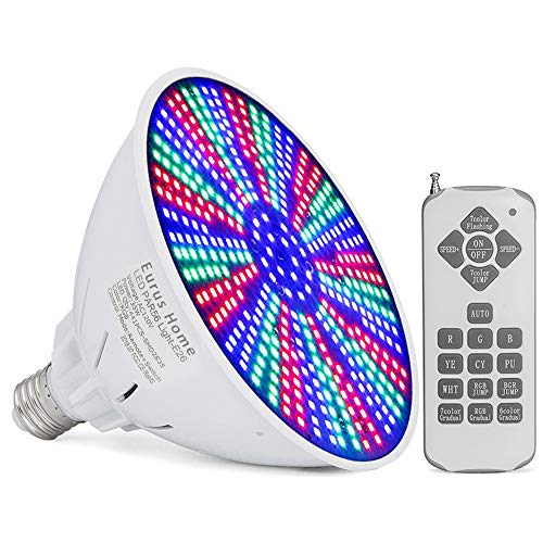 Eurus Home 120V 35W Pool Light Bulb,RGB Color Changing Replacement Swimming Pool Lights for Pool Underwater Light Fixture