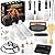 LANNEY Griddle Accessories, 127 Pcs Flat Top Grill Accessories Kit for Blackstone and Camp Chef Griddle Spatula Tool Set with Enlarged Spatulas, Basting Cover, Scraper, Burger Press for Outdoor BBQ