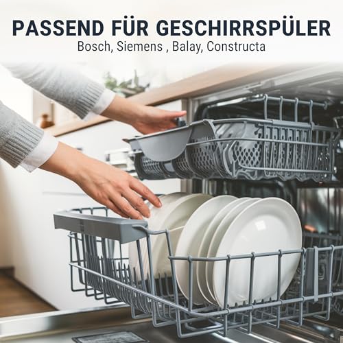 Grobsieb Mikrofilter Ersatz für Bosch Siеmens 00645038 645038 Geschirrspüler Sieb Set Feinsieb für iQ300 Logixx PerfectDry Serie 2 Serie 4 Serie 6 SuperSilence Geschirrspüler