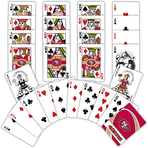 Masterpieces 91731 Nfl Playing Cards, Officially Licensed San Franciso 49Ers Football Deck thumb #1