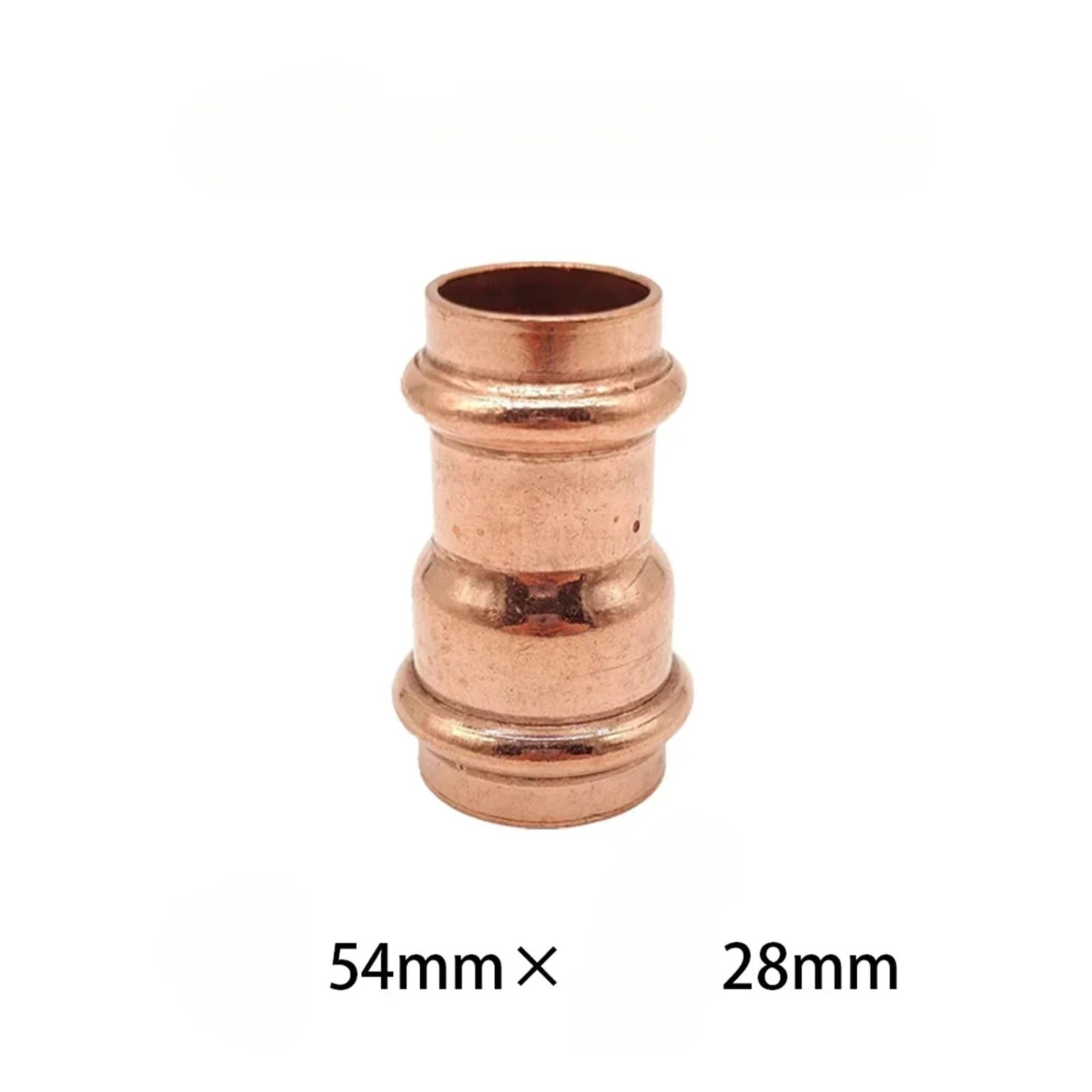 Złączki do rur ciśnieniowych z podwójnym zaciskiem miedzianym o średnicy wewnętrznej 15-54 mm(ID54mm ID28mm)