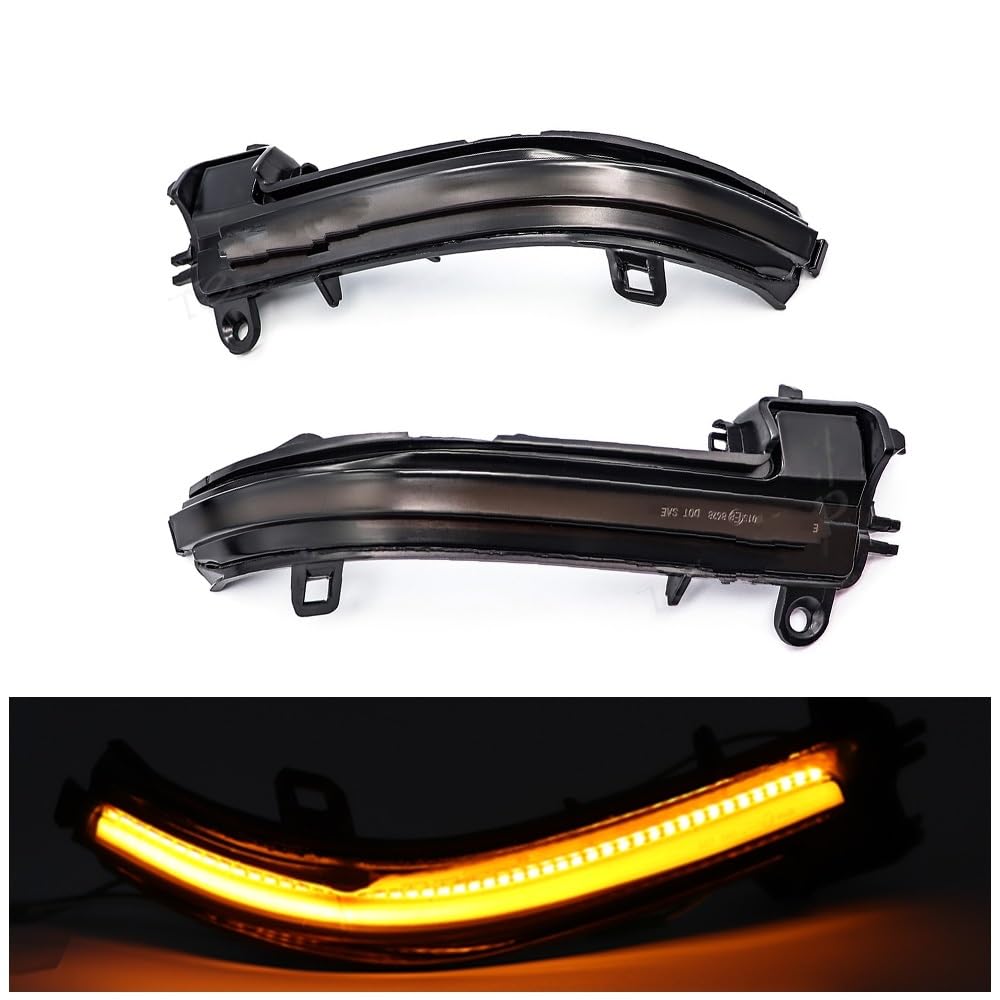 Knipperlichten Voor BMW 1 2 3 4 Serie F20 F21 F22 F23 F30 F31 F32 F33 F34 X1 E84 I3 LED Dynamische Richtingaanwijzer Zijspiegel Sequentiële Licht Lamp Spiegel Draai Flitslamp(Geel