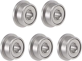 uxcell MF52ZZ Flange Ball Bearing 2x5x2.5mm Bearings 5pcs