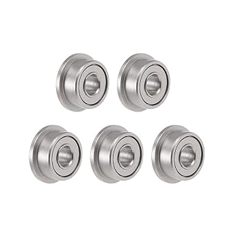 uxcell MF52ZZ Flange Ball Bearing 2x5x2.5mm Bearings 5pcs