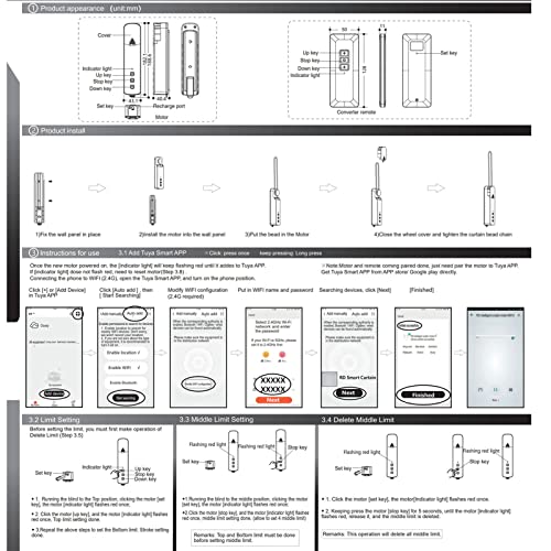 motor de cortina,ERYUE WIFI M515EGB Inteligente Cortina de Puxar Cortina Motor Casa Inteligente Hote
