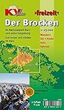  Brocken / Nationalpark Harz: 1:25.000 Freizeitkarte mit Wanderwegen, Wintersportmöglichkeiten und Informationsteil zum Nationalpark: Freizeitkarte mit ... und Gastronomieführer (KVplan Harz-Region)