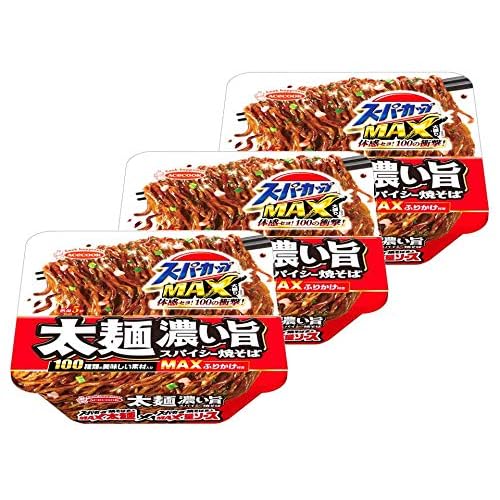 スーパーカップMAX大盛り 太麺濃い旨スパイシー焼そば
