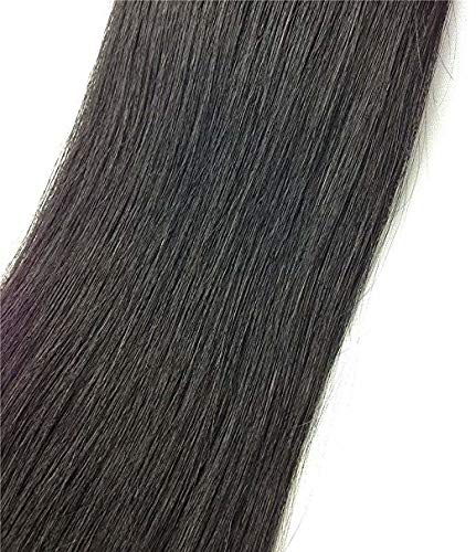 Extensions cheveux humains Remy hair RemeeHi noir 1# 5 clips 80g 25cm - 6