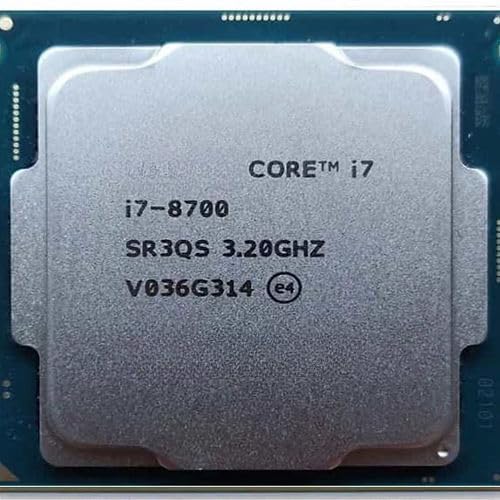Image of Core i7 8th Generation 8700 3.2 GHz Upto 4.6 GHz LGA 1151 Socket 6 Cores 12 Threads 12 MB Smart Cache Desktop Processor (Comes with Thermal Paste).