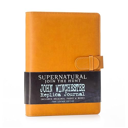 Supernatural John Winchester's Journal, Official Replica From Supernatural, Biggerson's Turducken Ad, Mystery Spot Brochure and 5 News Articles