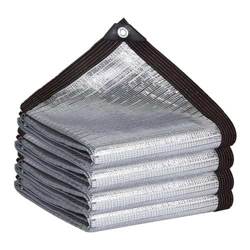 GJZQDKX Aluminium- und Textilgewebe für Gewächshäuser, reflektierende Sonnenschutzplane...