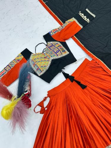 Generic orange chaniya choli – image 3