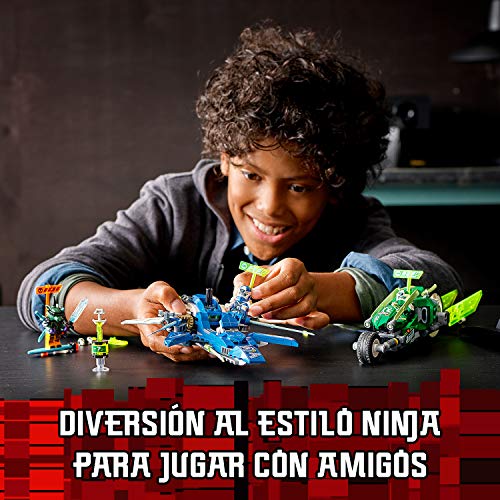 LEGO 71709 Ninjago Vehículos Supremos de Jay y Lloyd