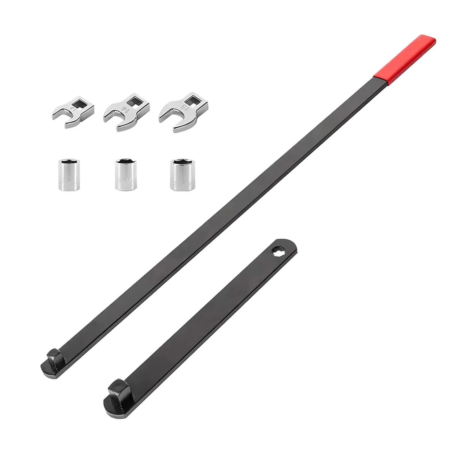pasek rozrządu zestaw Uniwersalny Zestaw Narzędzi Do Napinacza Paska Serpentynowego 8 Szt. Klucz Nastawny 3/8 "i 1/2" Do Naprawy Samochodów kit rozrządu auto