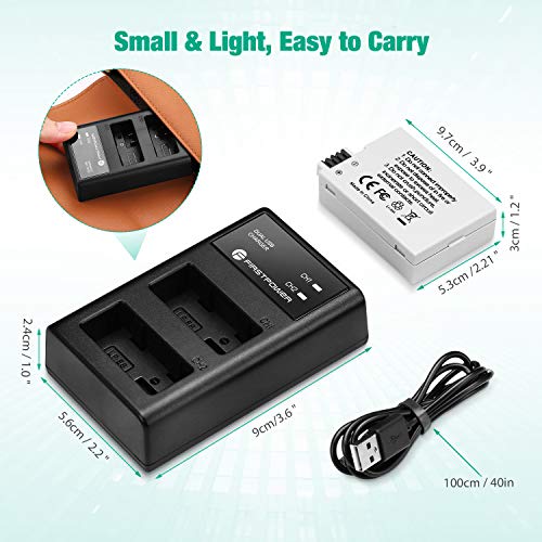 Firstpower Lp-E8 Battery And Dual Usb Charger Compatible With Canon Eos Rebel T2I, T3I, T4I, T5I, Eos 550D, 600D, 650D, 700D, Kiss X4, Kiss X5, Kiss X6 Cameras #TOP6