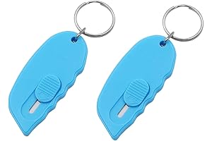 Mini Box Cutter with Keychain | Convenient Retractable Letter and Shrink Wrap Opener
